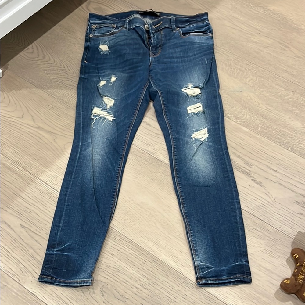 Leggings that are distressed from express